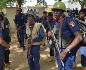 NSCDC (Nigeria Security and Civil Defence Corps) detains man for trying to sell 8-year-old son in Abuja.